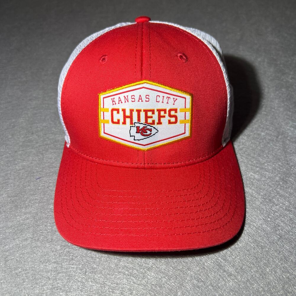 Kansas City Chiefs NFL Team Apparel Red Trucker Hat
